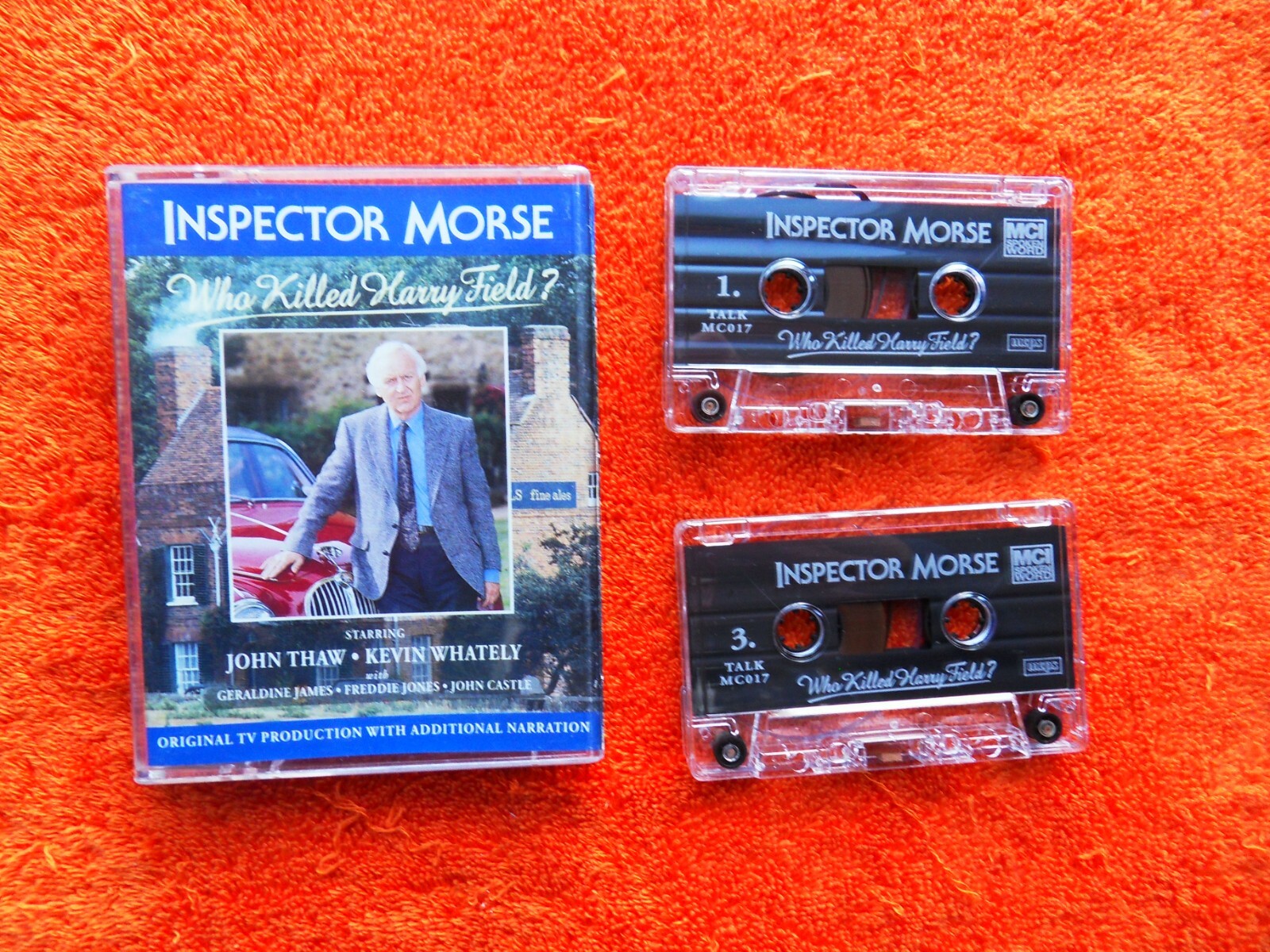 inspector morse WHO KILLED HARRY FIELD ? - COLIN DEXTER - audio book cassette