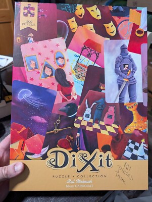 DIXIT PUZZLE COLLECTION RED MISHMASH 1000 pcs by Marie Cardouat - UNCOUNTED