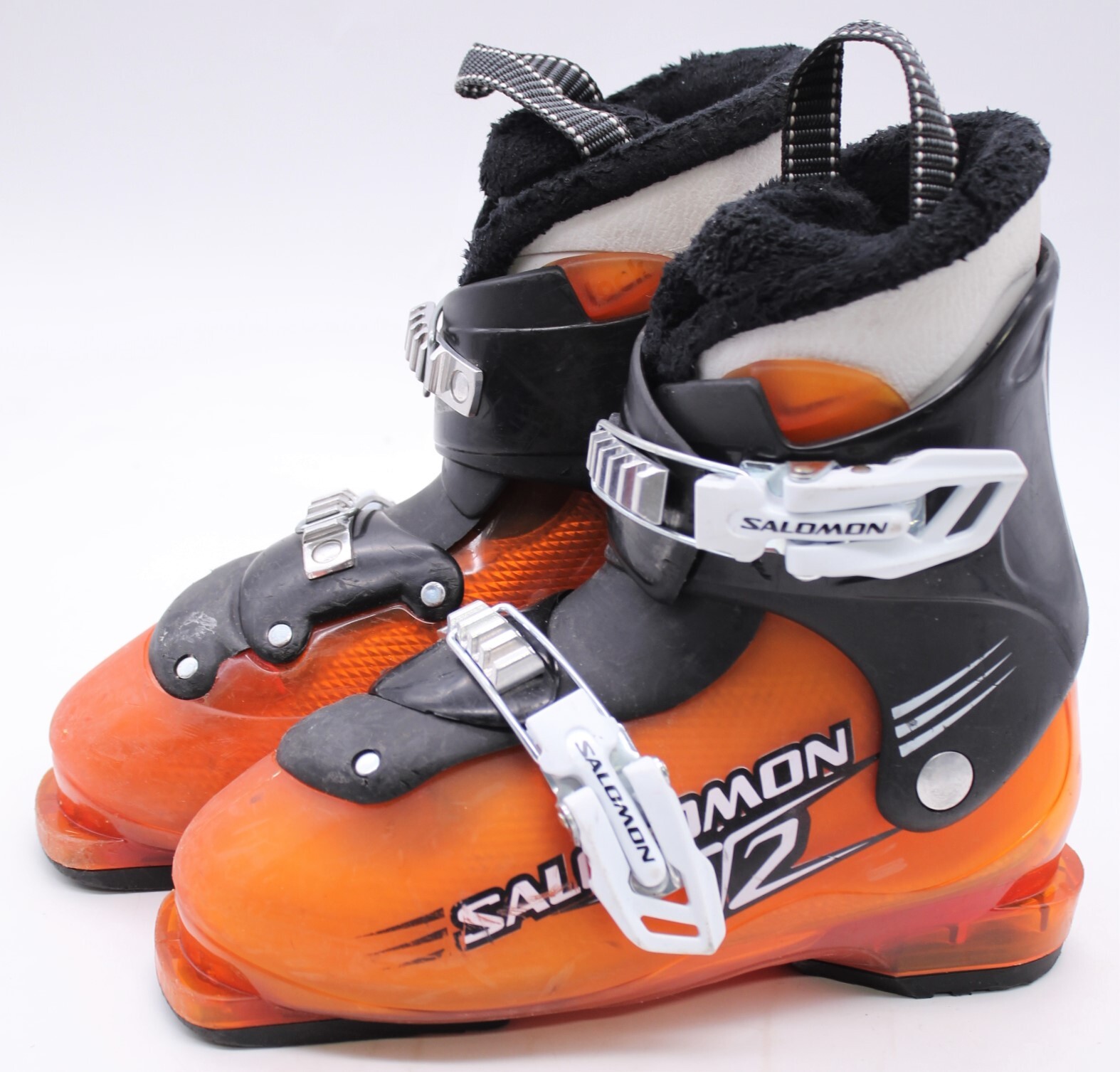 Scarponi da sci bambino Salomon T2 taglia 3 Mondo 21 usati
