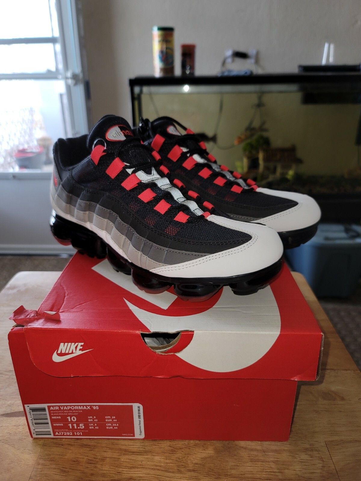 vapormax 95 red