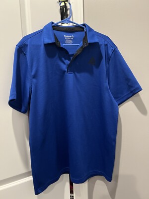 (2) Two Reebok Golf Men's Polo Shirt Size XL Short EUC