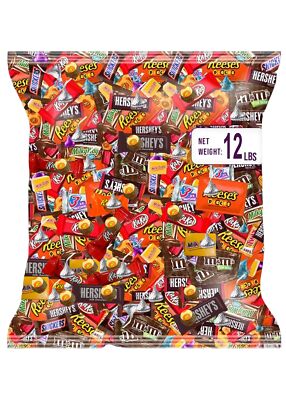 Bulk Chocolate Assortment Variety Pack - Chocolate Candy Variety Pack -12 lb Bag