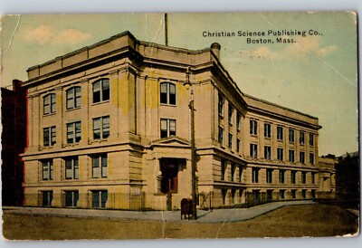 C1910 Christian Science Publishing Co Boston MA Posted DB Postcard D4