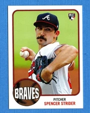 2022 Topps Throwback Thursday #97 Spencer Strider Atlanta Braves 661