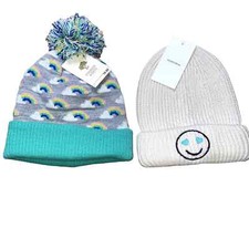Nordstrom Kids Beanie Hat Lot Of 2 NWT Tucker  Tate One Size