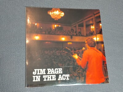 JIM PAGE- IN the ACT MUSIC IS MEDICINE  Vinyl Record LP Sealed 1980 MIM 9038 NEW