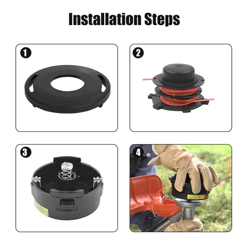 2x Trimmer Head Spool for Stihl Autocut 25-2 FS44 FS55 FS80 FS83 FS85 FS90 FS100 - Picture 6 of 10