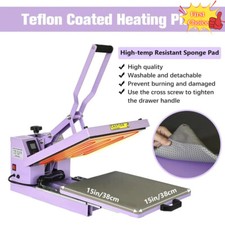 Pressa di calore manuale portatile piatta macchina per timbratura termica sublimazione maglietta 