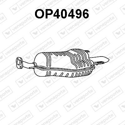 Silencieux arrière Opel Astra G 3/5 portes pour moteurs 1.7 et 2.0 DTI TD