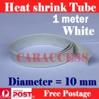 Heat Shrink tube Heatshrink tubing Sleeving White Diameter=10mm 1meter  AU STOCK