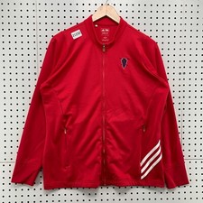 ADIDAS Golf CLIMALITE Active Jacket Womens Large Red Butterfield Golf 22x27.5