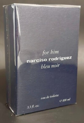 Narciso Rodriguez for HIM BLEU NOIR Men Edt 100ml  3.3 oz Spray Eau de Toilette