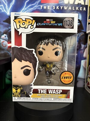 Funko Pop! Marvel Antman Quantumania - Wasp # 1138 Limited Chase w/Protector