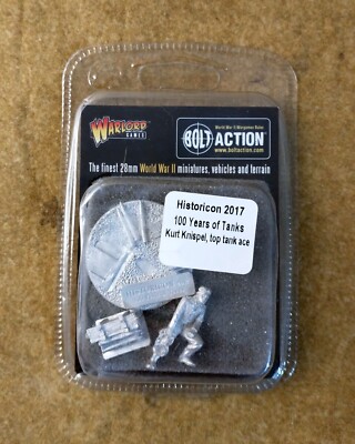Historicon 2017 Special Figure Kurt Knispel, top tank ace 28mm Warlord Games new