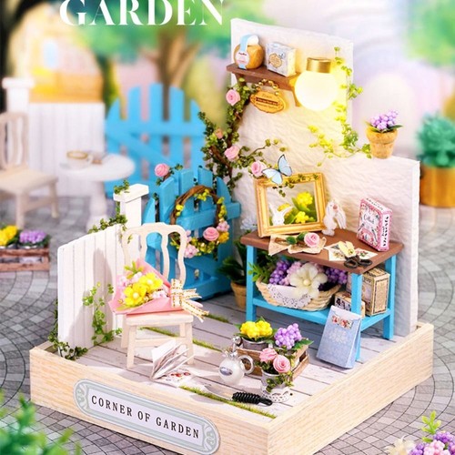 DIY Miniature Dollhouses Kit Wooden Room box Gift Doll House Children