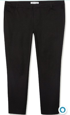Amazon Essentials Women's Skinny Ankle Pant Black  (10) Short