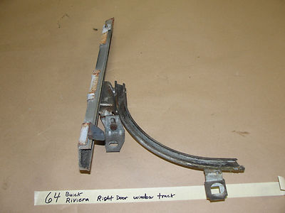 OEM 1964 Buick Riviera RIGHT FRONT DOOR WINDOW GLASS TRACK GUIDE ...