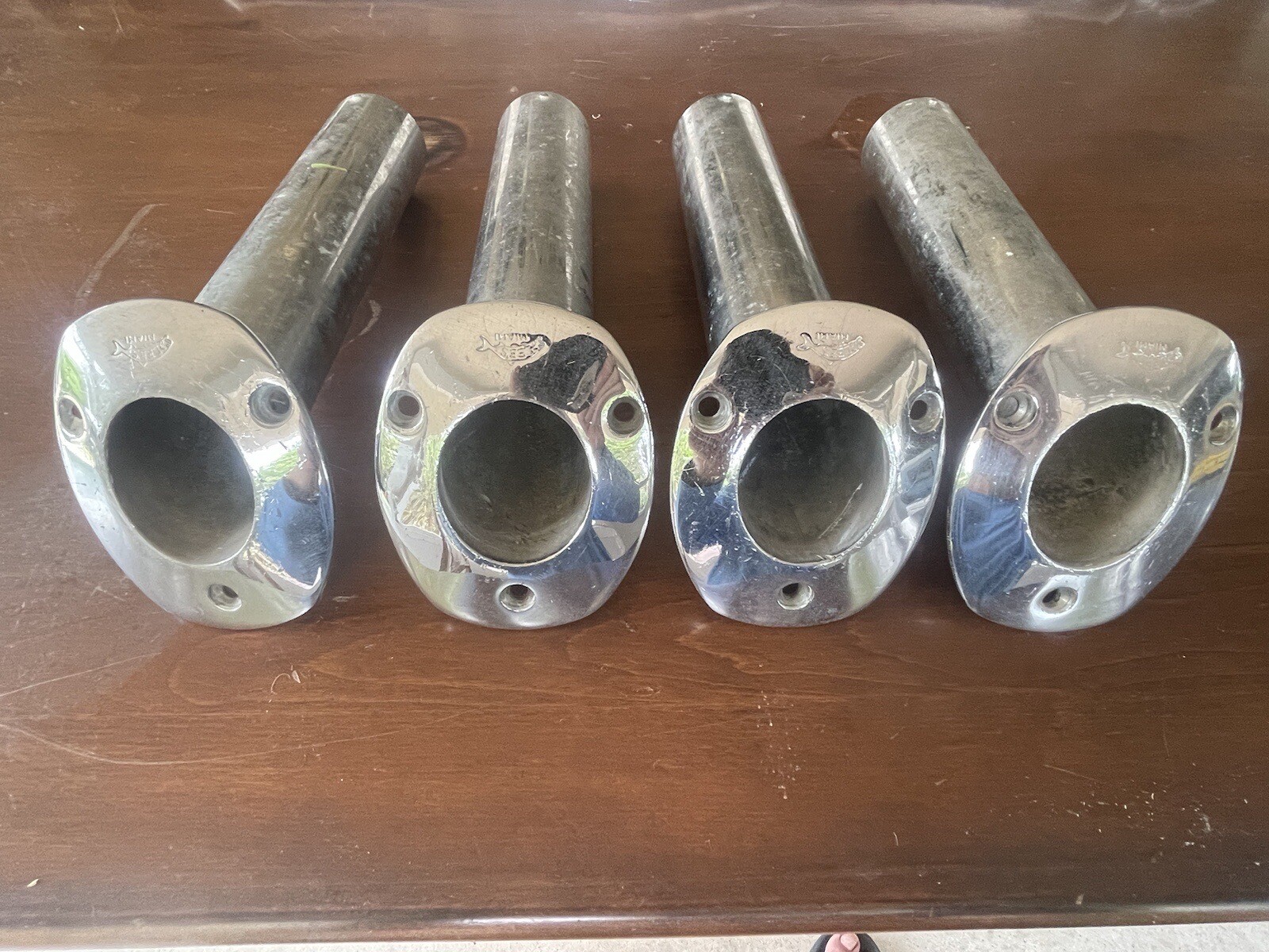 Lee’s Tackle Chromed Over Bronze Fishing Rod Holders eBay