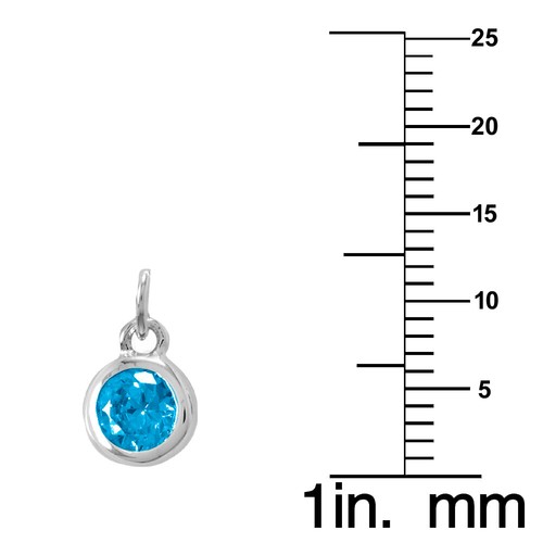 Collier breloque étoiles précieuses en argent sterling « Love You » et pierre de naissance - Photo 32/39
