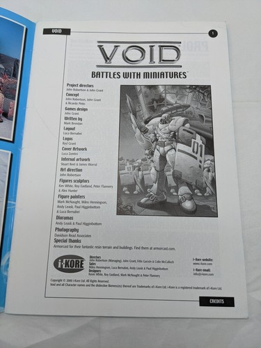 Void Battles With Miniatures Core Rule Book - Picture 5 of 12