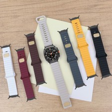 Soft Magnetic Clasp Silicone Sport Strap for Samsung Galaxy Watch Ultra 47mm