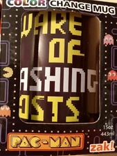 Pac-Man Color Changing Mug Black New In Package