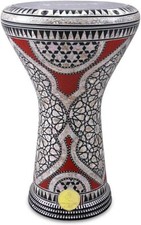 Darbuka doumbek drum tabla classic 17/17.5 inch inlaid mother of pearl
