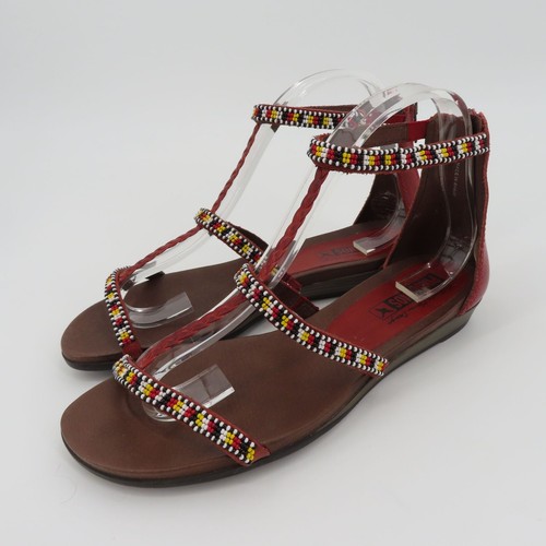 Pikolinos Women 39 EU 8.5 US Alcudia 816-9360M Beaded Leather Braid Sandals Shoe - Picture 14 of 15