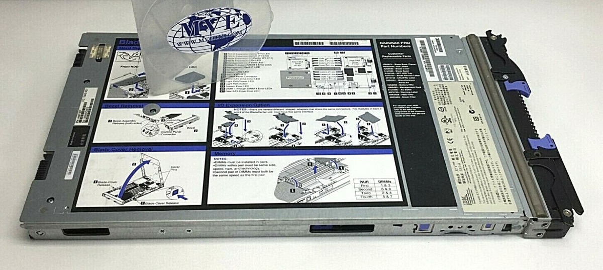 IBM 46K6879 7998 60X 10N9674 43E7489 39Y9304 43X5036 CPU 8GB