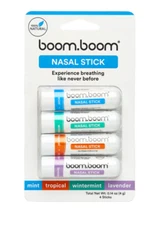BoomBoom Nasal Inhaler Stick Energy Boost Focus Aromatherapy Essential Oil ！