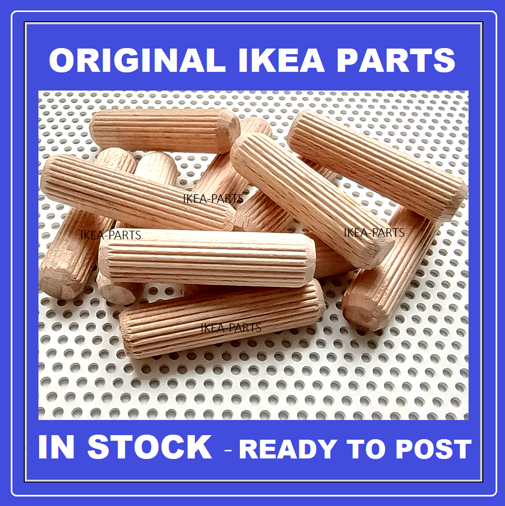 IKEA 101359 MALM WOODEN DOWELS BRAND NEW ORIGINAL PARTS X12 | eBay UK