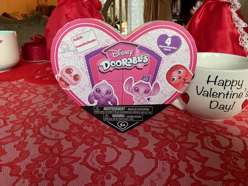 2025 Disney DOORABLES SET 4 Figuren VALENTINE Love Heart Box NEU Open Box - Bild 10 von 12