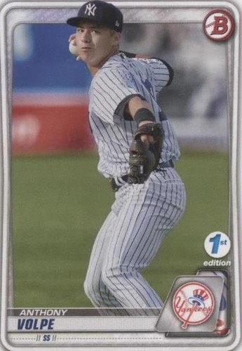 PSA 10 ANTHONY VOLPE 1st 2020 Bowman Chrome Yankees Rookie Card RC