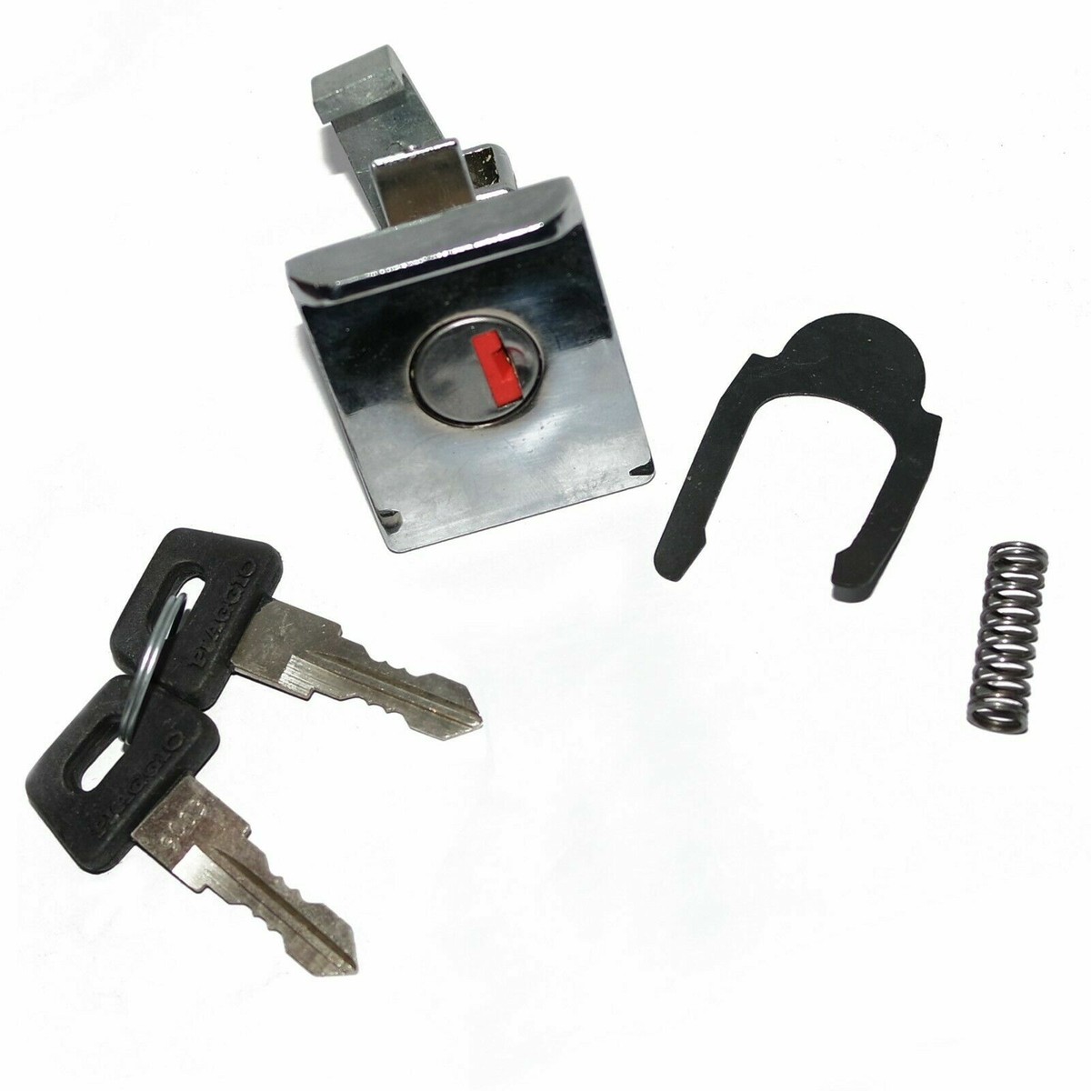 Jeu De 2 Clés Vierges Pour Vespa PX / LML - Non Gravées - Acier/Plastique - Neuf - Garantie 1 Mois