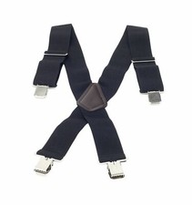 Bike It Black Motorcycle Motorbike Trouser Pants Jeans Braces