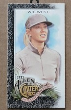 2022 Topps Allen and Ginter Mini Black Border #285 Michelle Wie West