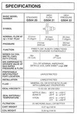 STERLING GS042200N 2/2 NC. CARTRIDGE VALVE