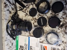 Fuji STX-2 35mm Film Camera with Lense  Case Parts/Repair