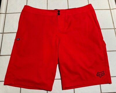 Fox RANGER Shorts MTB Biking Moto Cross Outdoors ORANGE Poly Spandex Mens  38