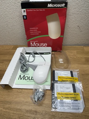 Microsoft Serial-Mouse Port Compatible Mouse 2.0 Part 58264 Open Box But Tried