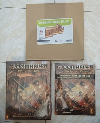 GLOOMHAVEN JAWS OF THE LION + STICKER SET MAP eRAPTOR INSERT ORGANIZER Celophair