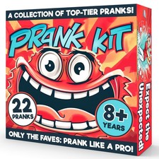 Ultimate Prank Kit for Teens & Adults - 22 Fun Practical Jokes & Gag Toys