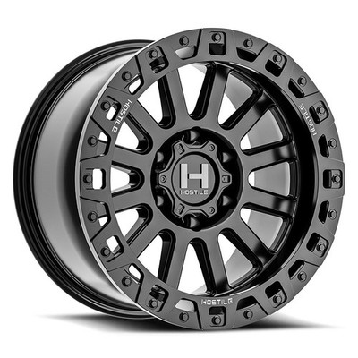 Hostile H139 DOMINATOR Wheels 20x9 (1, 8x180, 125.2) Black Rims Set of 4