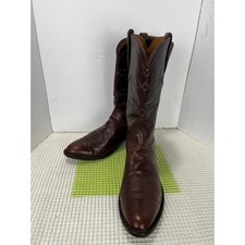 Lucchese Classics Leather Western Cowboy Boots Men's 13D Brown L154164 Great