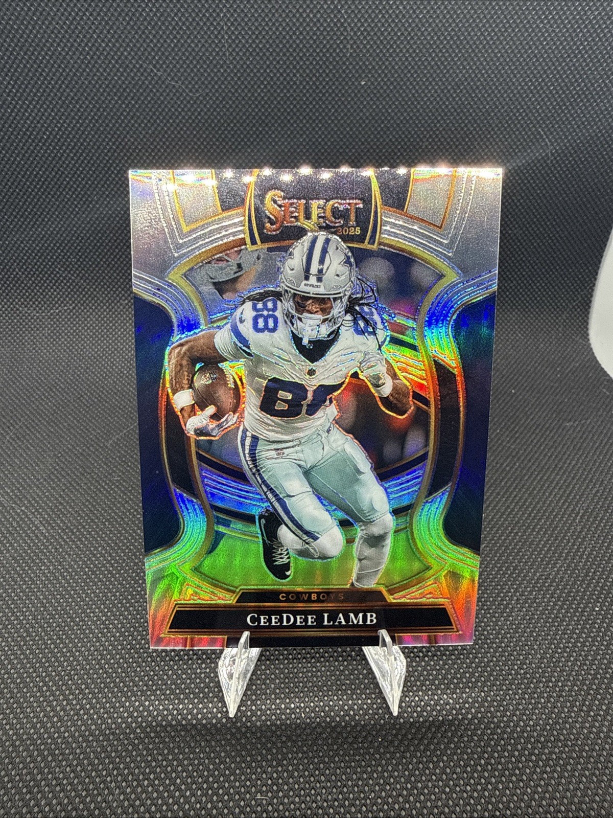 Panini 2025 Select CeeDee Lamb #98 Silver Prizm Concourse Dallas Cowboys