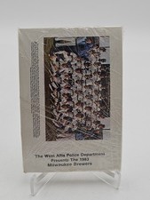 TED SIMMONS 1983 MILWAUKEE BREWERS WEST ALLIS POLICE SAFETY CARD SET Q1300