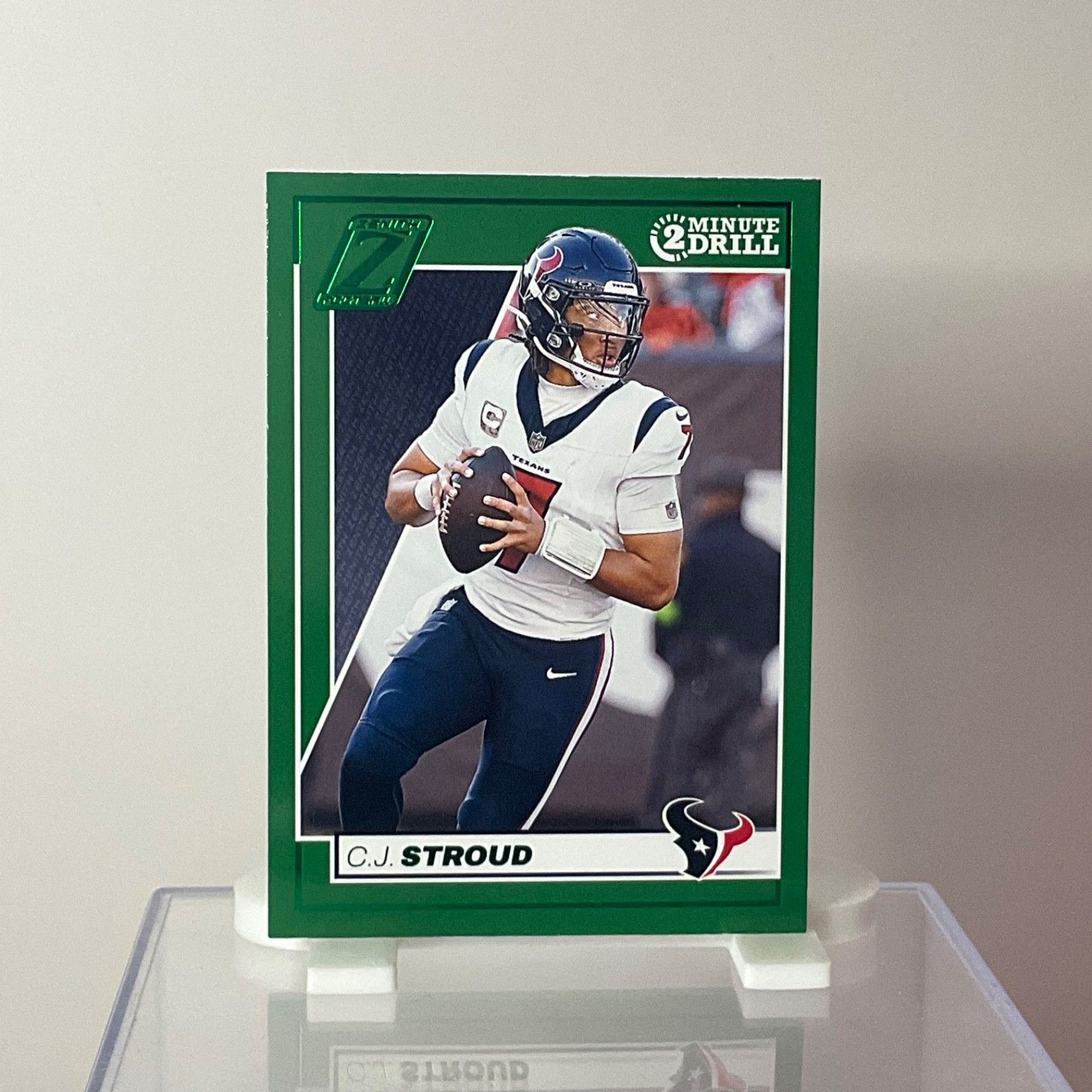 2024 Panini Zenith - C.J. Stroud, GREEN Two Minute Drill #38