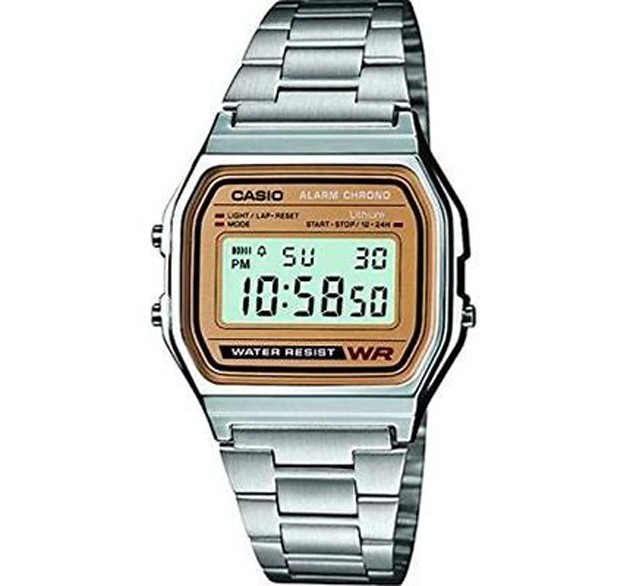 Montre Casio A158WEA-9EF avec affichage digital rétroéclairé et autonomie 7 ans