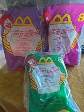 Complete Set of 3 "Extremely Goofy Movie" McDonald's Happy Meal Toys 2000 NIP