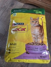 Purina Go-Cat Adult Duck Chicken & Vegetables Dry Cat Food 10kg 3.76 per kilo